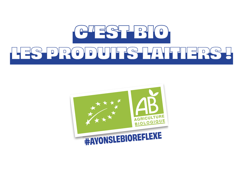 C&rsquo;est bio les produits laitiers!