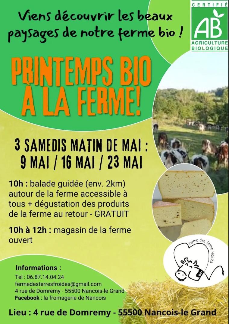Printemps Bio à la Ferme des Terres Froides