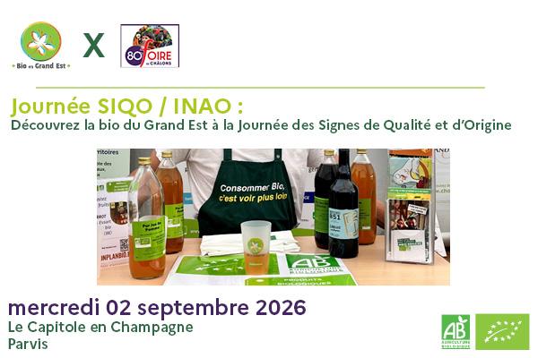 80ème Foire de Chalons : la bio mise à l&rsquo;honneur à journée des SIQO